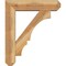 Ekena Millwork Balboa Craftsman Rough Sawn Bracket w/ Offset Brace, Western Red Cedar, 6"W x 22"D x 26"H BKT0604X22X26BOA04RWR - alternate 3